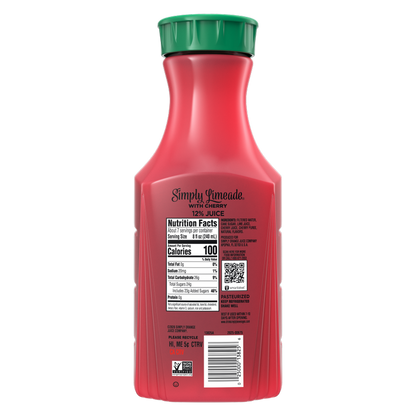 Simply Limeade with Cherry 52oz Btl