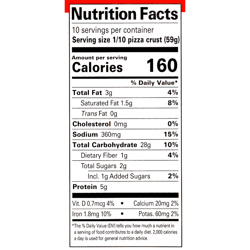 Fresh 'N Ready Frozen Oven Rising Sheeted Pizza Dough 14in 24oz