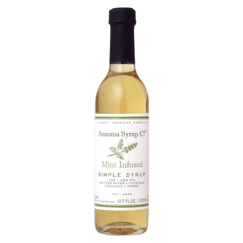 Ss Mint Infused Simple Syrup Single 12.7oz Btl - Sonoma Syrup – BevMo!