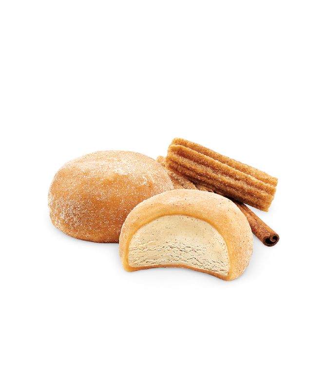 Bubbies Churro Mochi Ice Cream 6ct