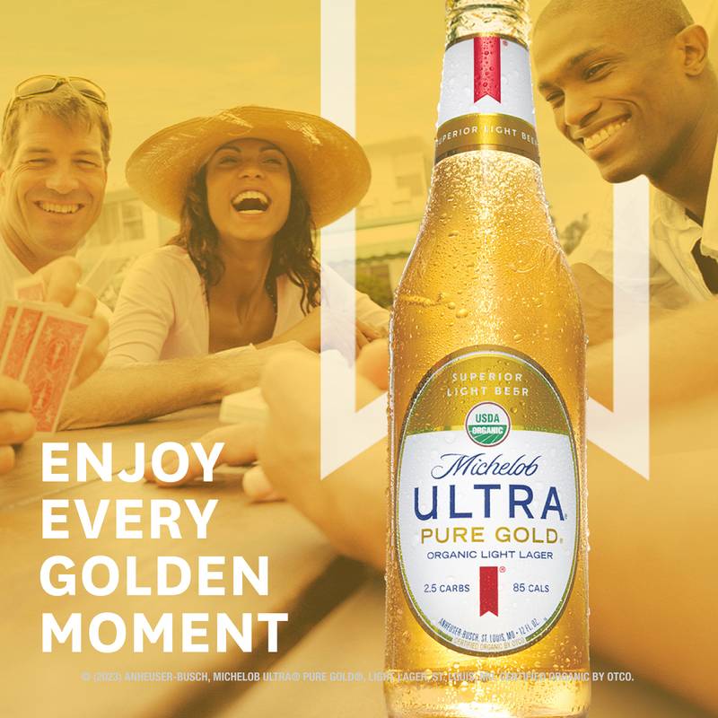 Michelob Ultra Pure Gold Single 12oz Btl 4.2% ABV