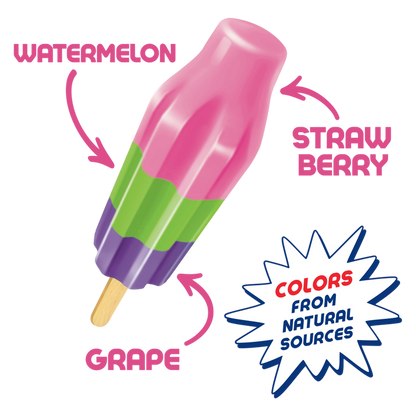 Bomb Pop NERDS Ice Pop, 12 Pack