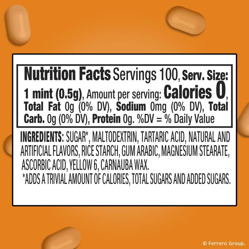 Tic Tac Orange Mints, On-The-Go Refreshment, 1.7 oz