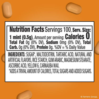 Tic Tac Orange Mints, On-The-Go Refreshment, 1.7 oz