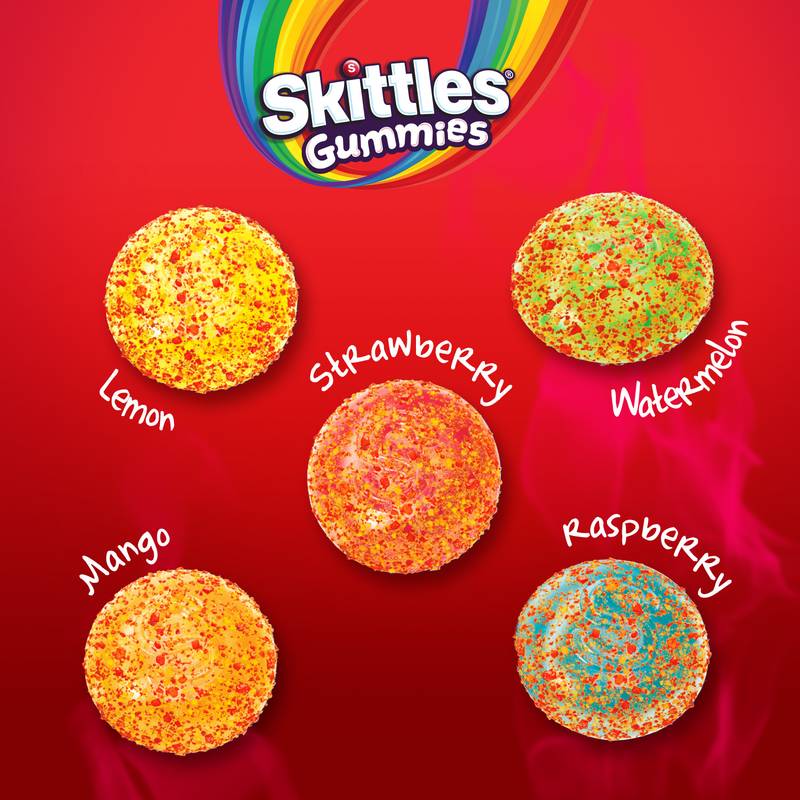 Skittles Gummies Fuego Sample 4.2oz