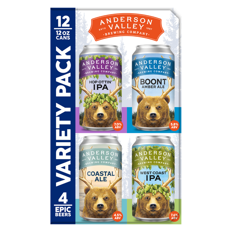 Anderson Valley Variety Pack 12pk 12oz Can