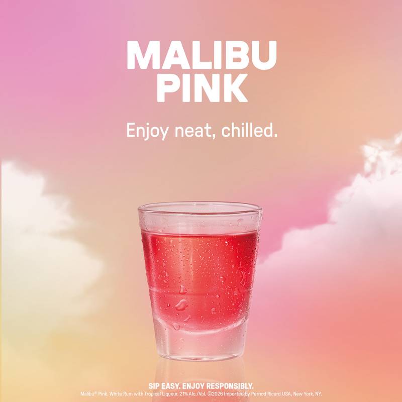 Malibu Pink Rum 750ml (42 Proof)