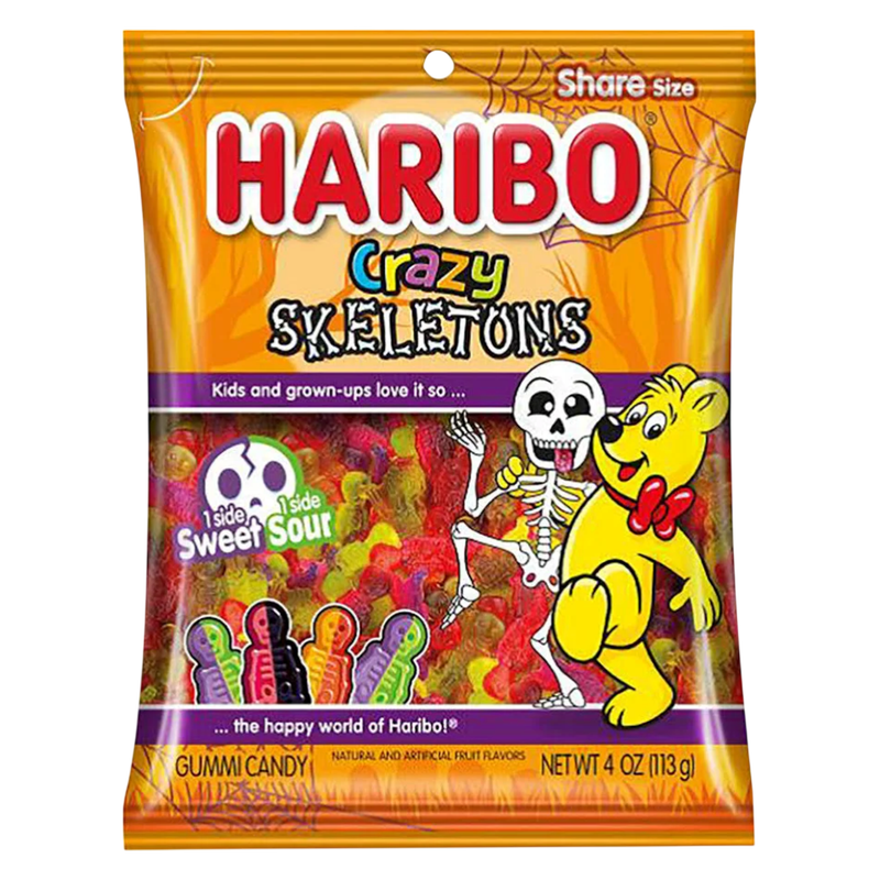 Haribo Crazy Skeletons, 4 oz