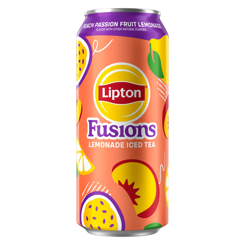Lipton Fusions Peach Passion Fruit 16oz Btl