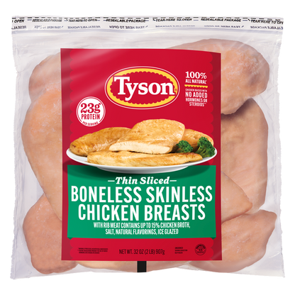 Tyson Chicken Breasts (Frozen) - 2.5lb