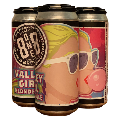 8One8 Brewing Valley Girl Blonde Ale 4pk 16oz