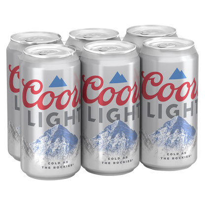 Coors Light 6pk 12oz Can 4.2% ABV