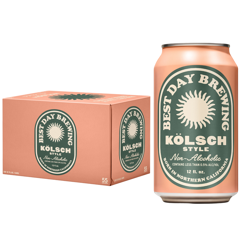 Best Day Brewing Kolsch Non-Alcoholic 6pk 12oz Cans