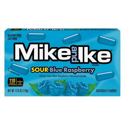 Mike and Ike Sour Blue Raspberry, 4.25 oz