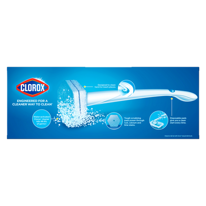 Clorox No Scent Toilet Wand Refill Heads 1.74oz Cloth