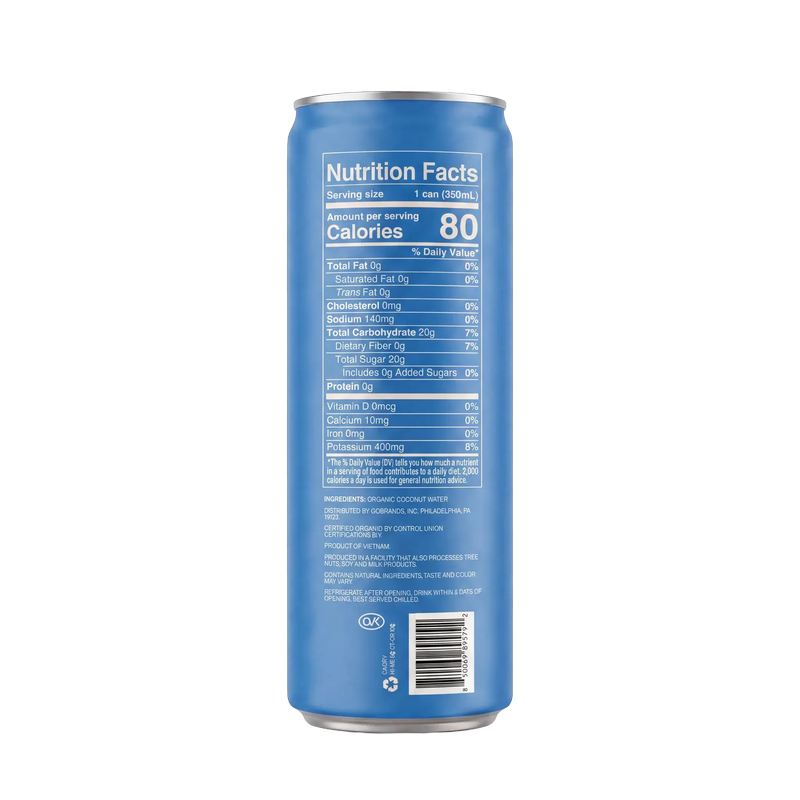 Good Nut Premium Organic Coconut Water 11.8oz Can