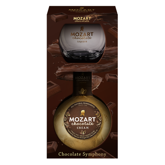 Mozart Chocolate Cream Gift Set 750ml Bottle Mozart BevMo Mozart Chocolate Cream Gift Set 750ml Bottle Mozart BevMo