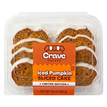 Crave Shoppe Iced Pumpkin Cake - 8ct (Limited Time Only)