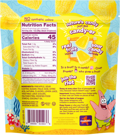 Fruit Riot Frozen Sour Pineapple 8oz