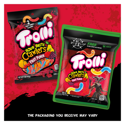 Trolli Sour Brite Crawlers Fruit Punch, 5 oz