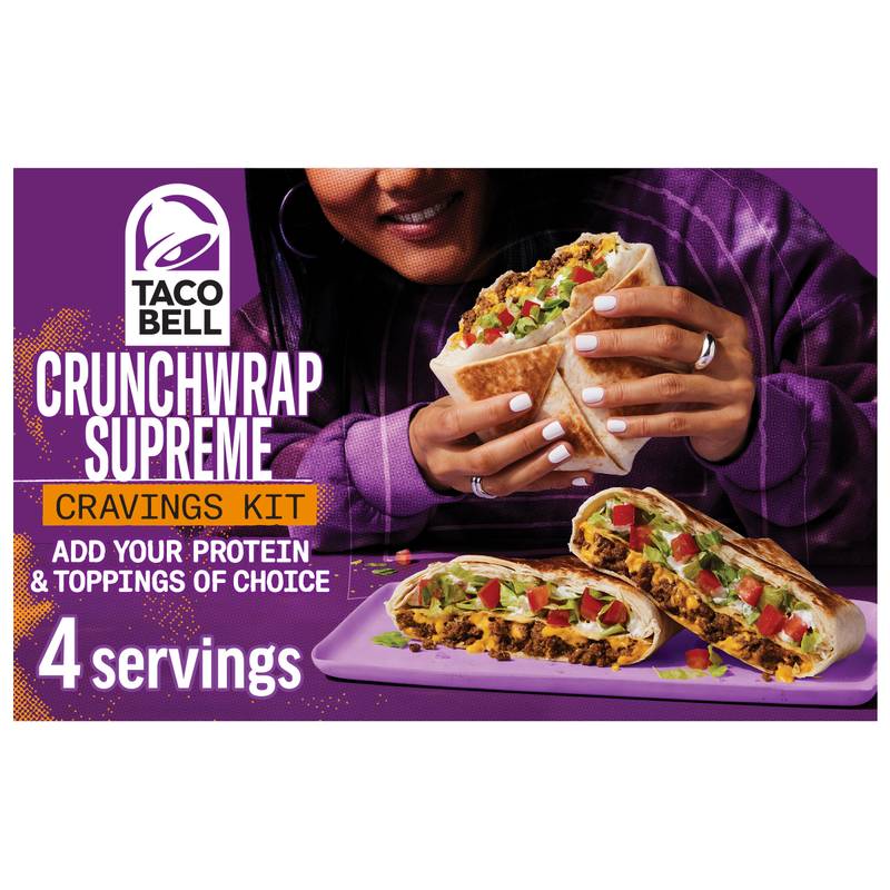 Taco Bell Crunchwrap Supreme Cravings Kit, 22.6oz - Taco Bell – BevMo!