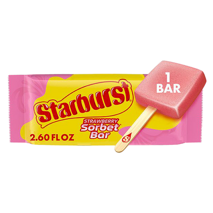 Starburst Strawberry Sorbet Bar 1ct