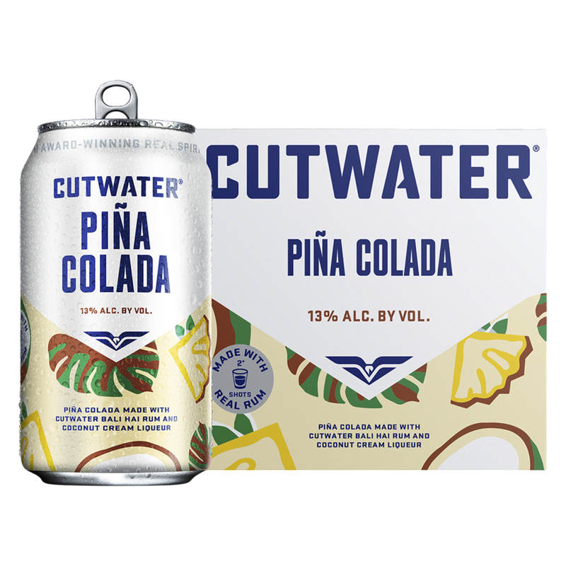 Cutwater Rum Piña Colada 4pk 12oz Cans 13% ABV