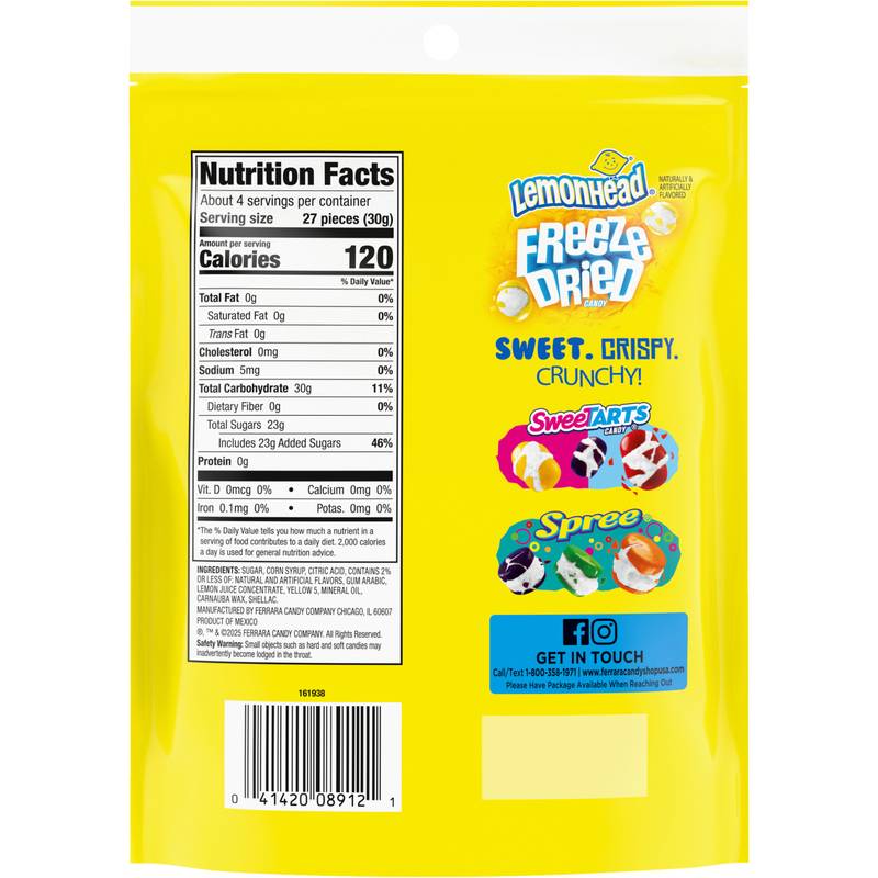 Lemonhead Freeze Dried, 4oz