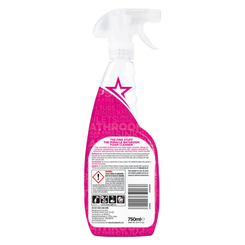 The Pink Stuff Miracle Bathroom Foam Cleaner 25.4 oz