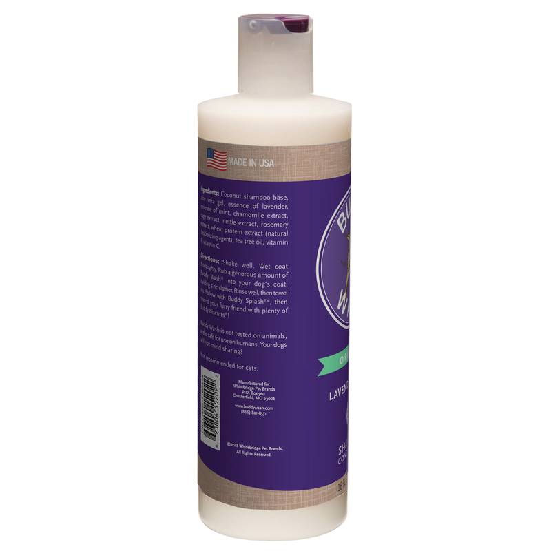 Buddy Wash Lavender & Mint 2 in 1 Dog Shampoo Plus Conditioner, 16oz.