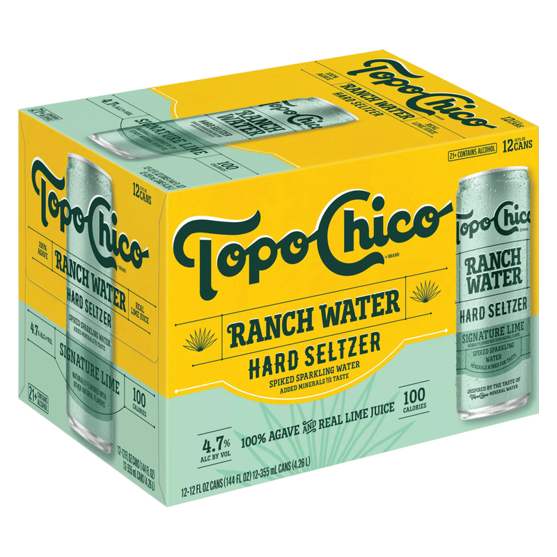 Topo Chico Ranch Water Hard Seltzer 12pk 12oz Cans 4.7% ABV