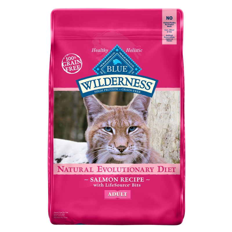 Blue Buffalo Wilderness Salmon Blend Dry Cat Food 5lb