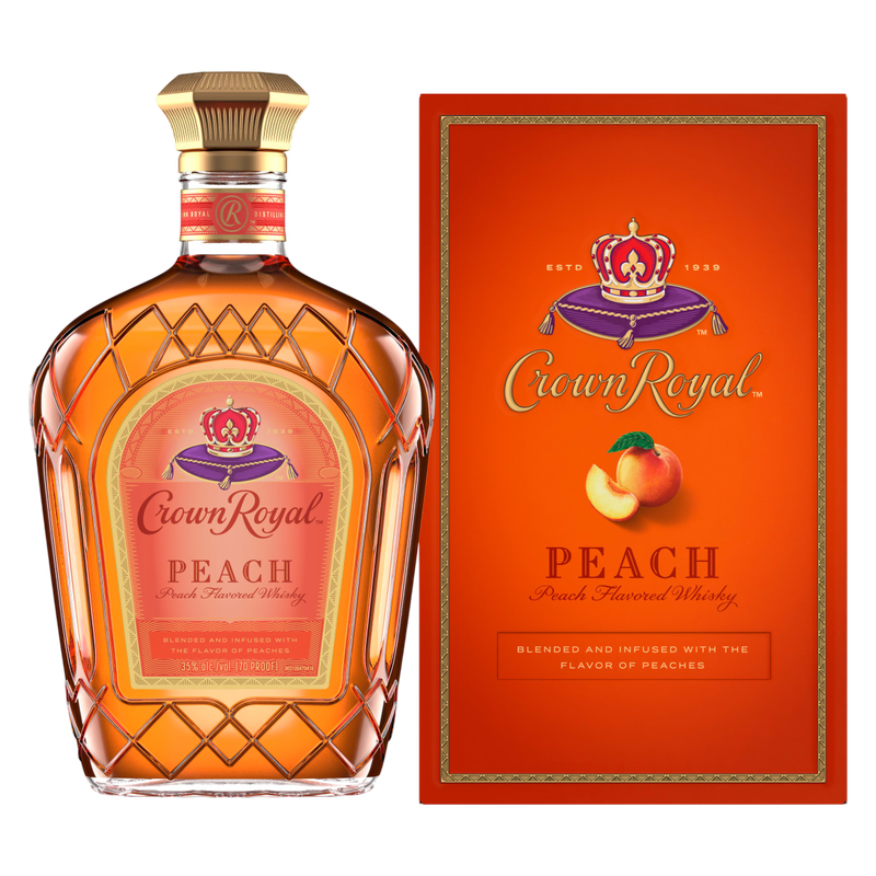 Crown Royal Peach Whisky 750ml (70 Proof)