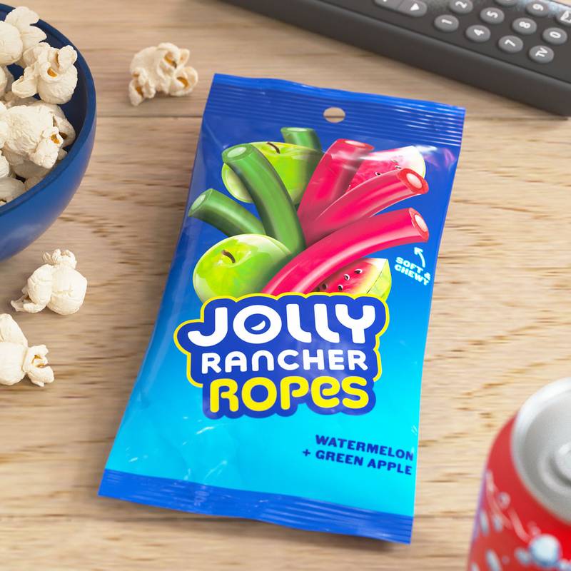 Jolly Rancher Ropes Watermelon & Green Apple, 6 oz - Jolly Rancher