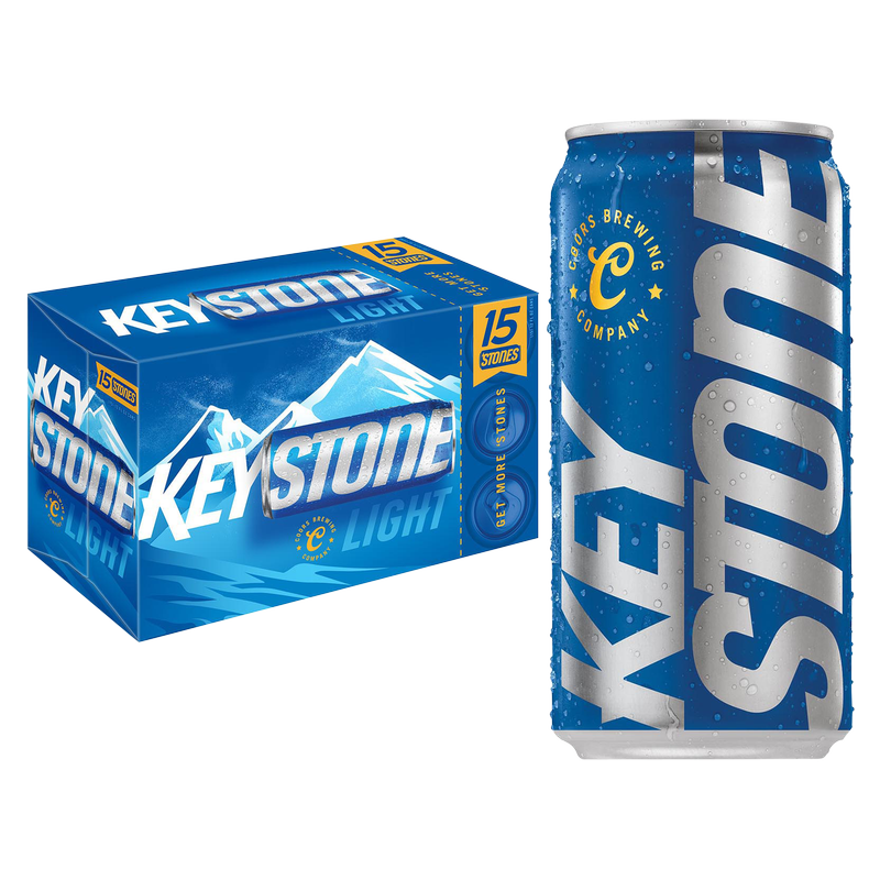 Keystone Light 15pk 12oz Can 4.1% ABV - Keystone – BevMo!