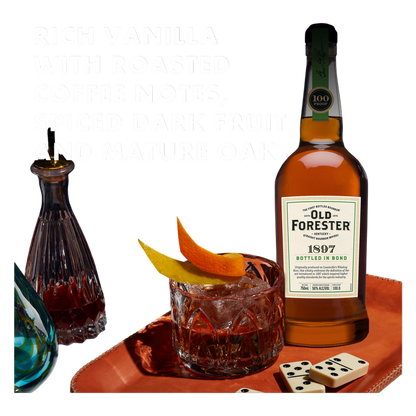 Old Forester Whiskey Row Series: 1897 Bottled in Bond Kentucky Straight Bourbon Whisky, 750 mL Bottle, 100 Proof