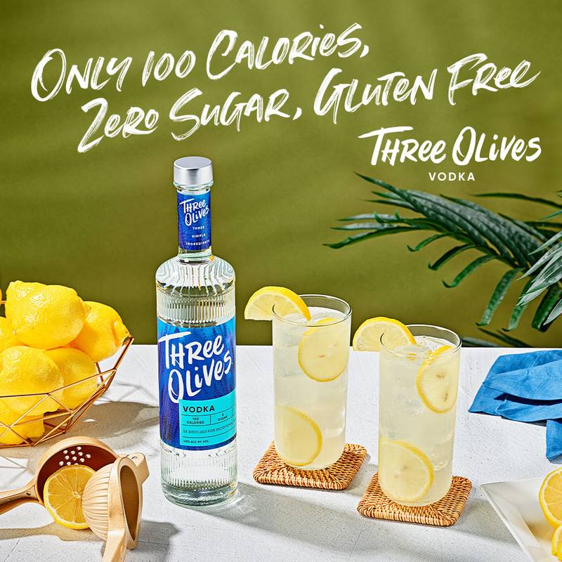 Three Olives Vodka Original 50ml (80 Proof) - Three Olives – BevMo!