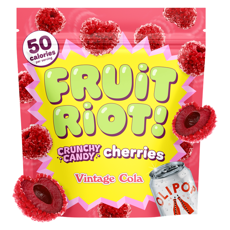 Fruit Riot x Olipop Frozen Candy Crunch Cherries