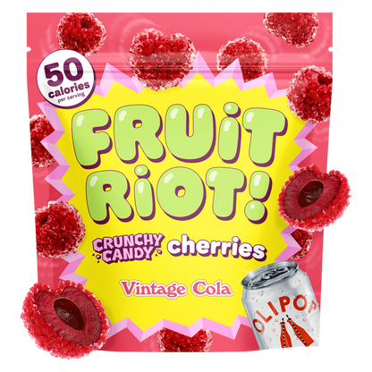 Fruit Riot x Olipop Frozen Candy Crunch Cherries