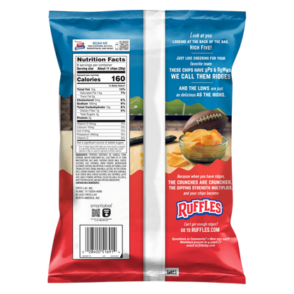 Ruffles Cheddar & Sour Cream, 8oz