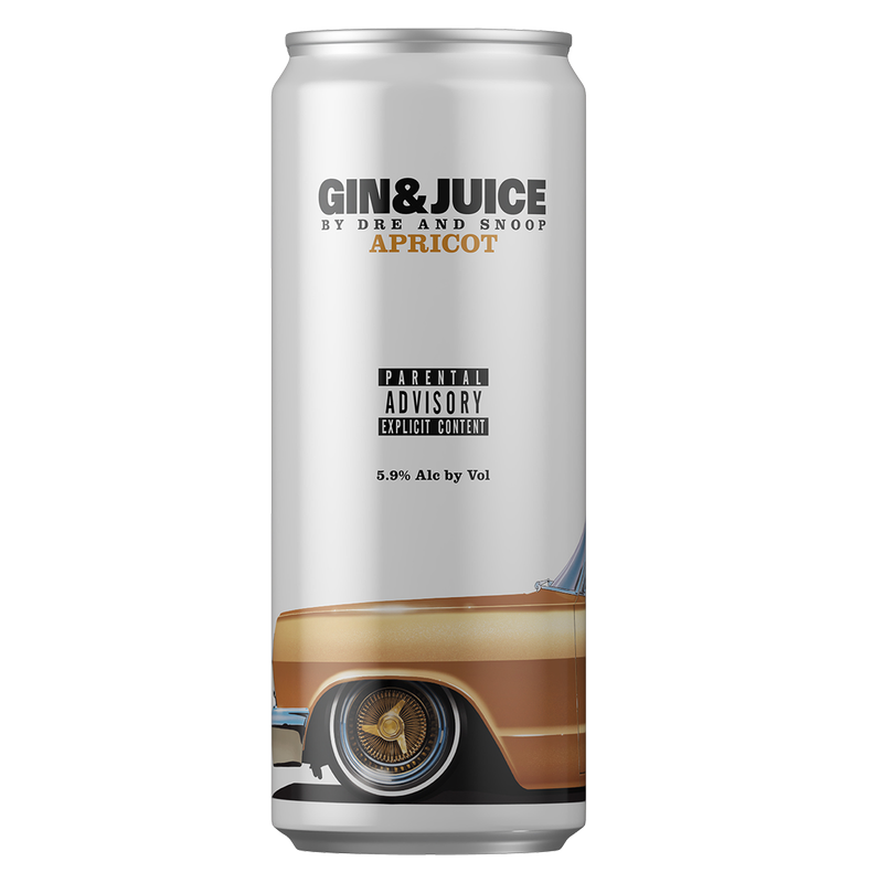 GIN & JUICE Apricot 4pk 355ml Can 5.9% ABV - Gin & Juice – BevMo!