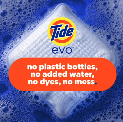 Tide Evo Laundry Detergent Tiles, Original Scent 22ct