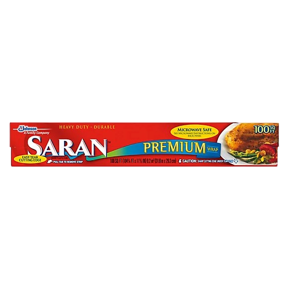 Saran Premium Wrap, 100 Sq Ft