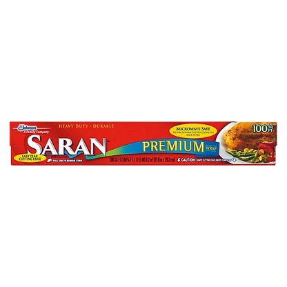 Saran Premium Wrap, 100 Sq Ft