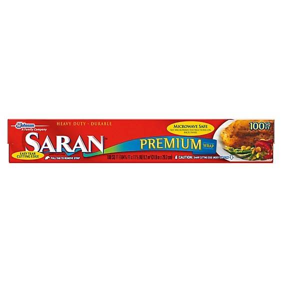 Saran Premium Wrap, 100 Sq Ft