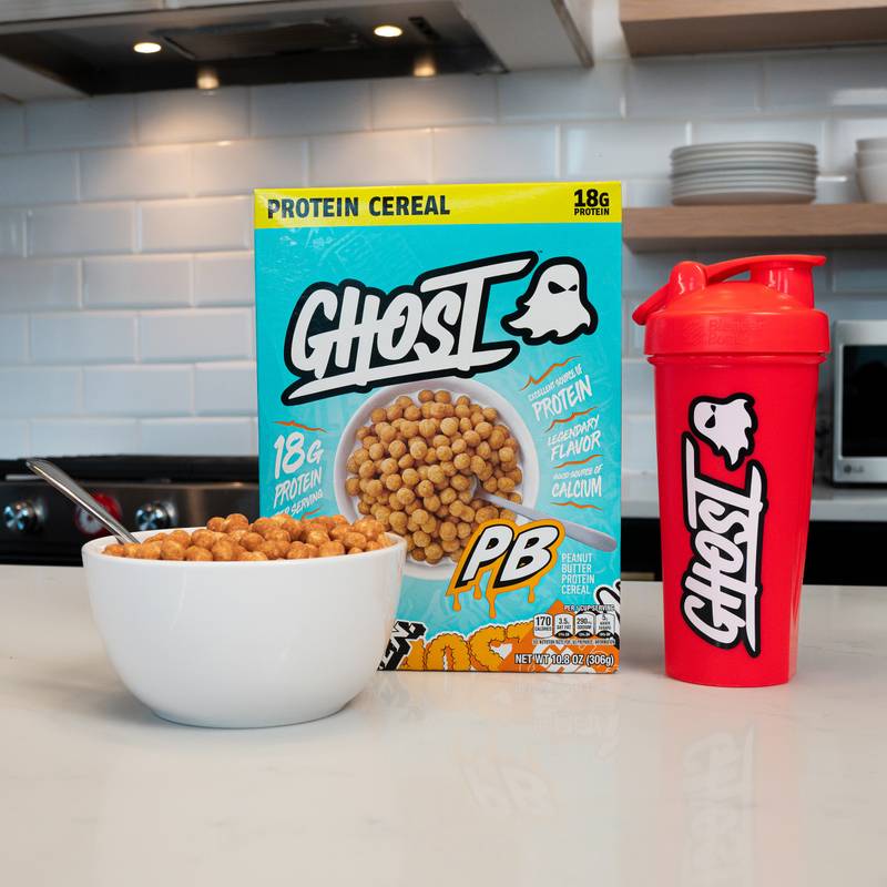 General Mills Ghost High Protein Peanut Butter Cereal, 10.8oz.
