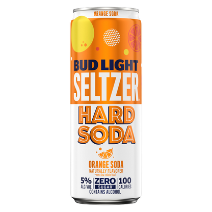 Bud Light Seltzer Hard Soda Orange Single 12oz Can 5.0% ABV
