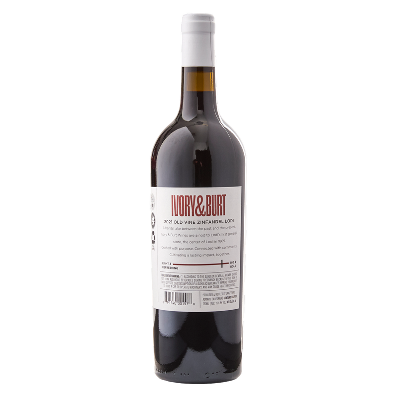 Ivory & Burt Lodi Zinfandel 750ml - Ivory & Burt – BevMo!