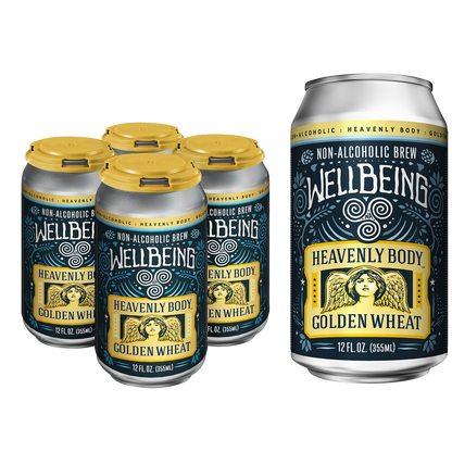Wellbeing Brewing Co. Heavenly Body Non-Alcoholic 4pk 12oz