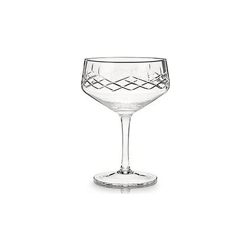 True Viski Coupe Etched 2 ct